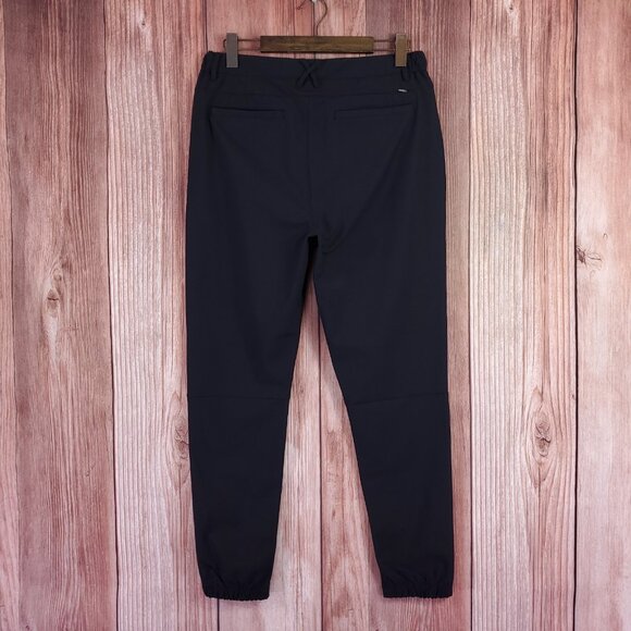 Cuts Clothing AO Joggers Mens Large Tapered Slim Fit Performance Black Pants - Picture 2 of 14